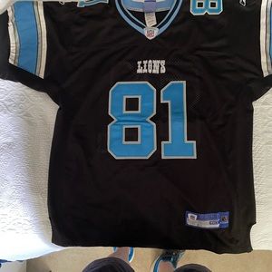 Reebok Calvin Johnson Detroit Lions Sewn Jersey Size 50